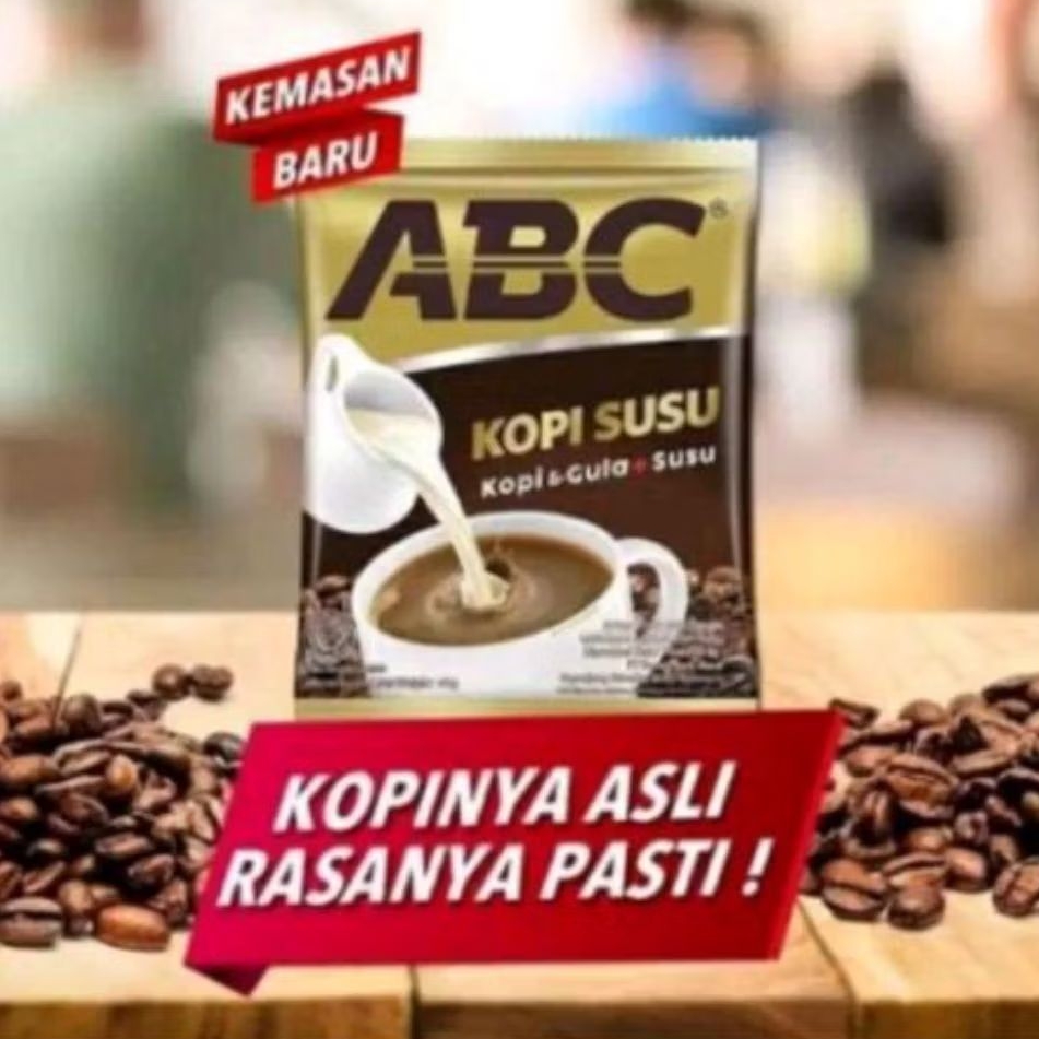 

ABC kopi susu 1renceng isi10pcs