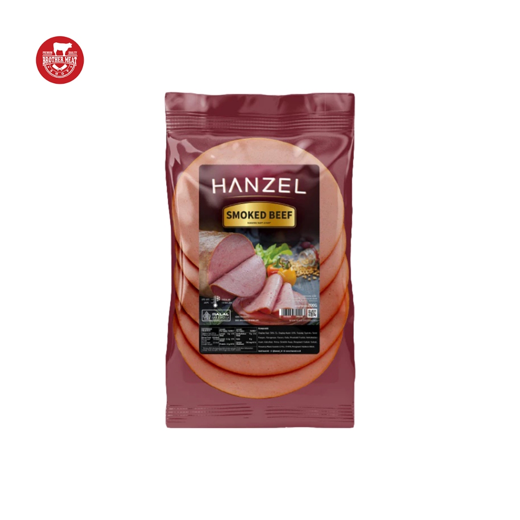 

Hanzel Smoked Beef 200gr / Daging Asap - Brothermeatshop