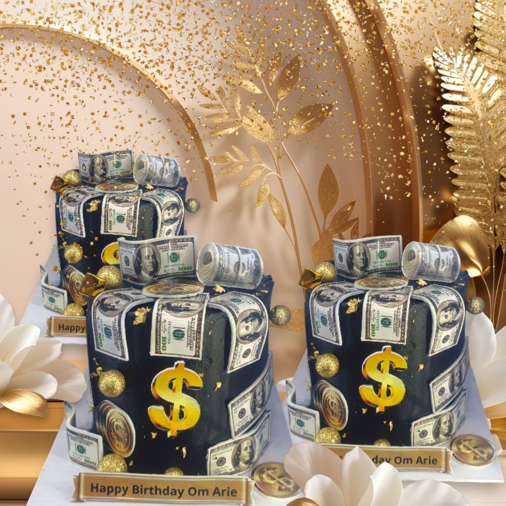 

dollar cake// premium cake ,cake mewah