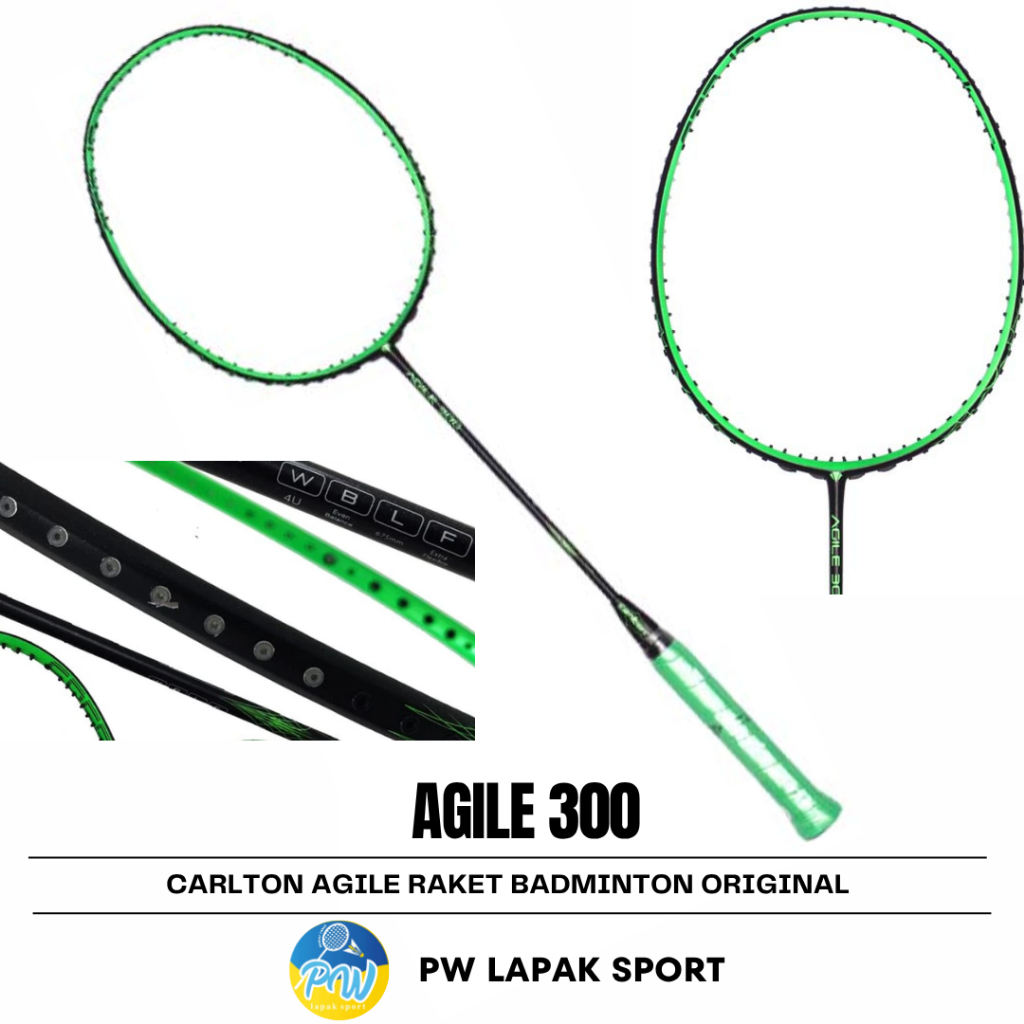 Raket badminton original CARLTON AGILE 300