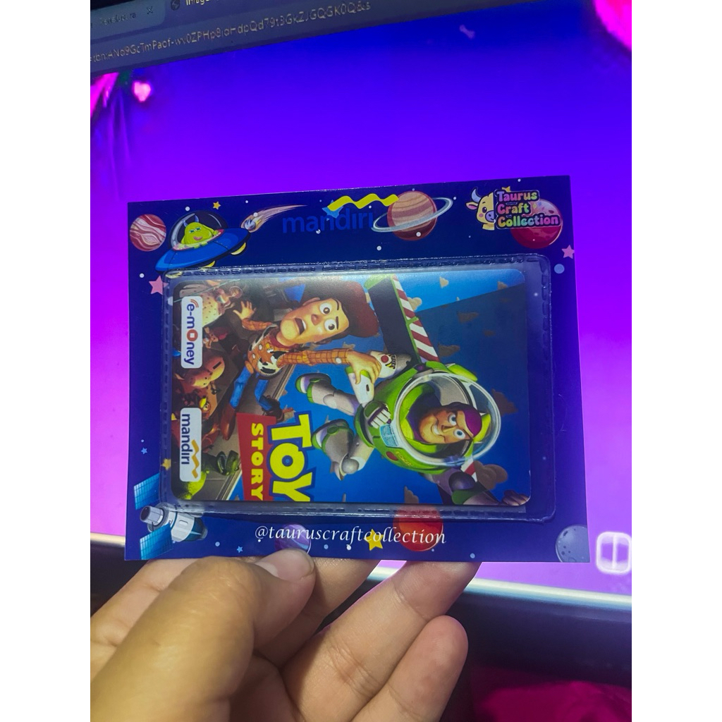 kartu emoney lucu custom toystory kartu transjakarta kartu jaklingko kartu flazz kartu brizzi