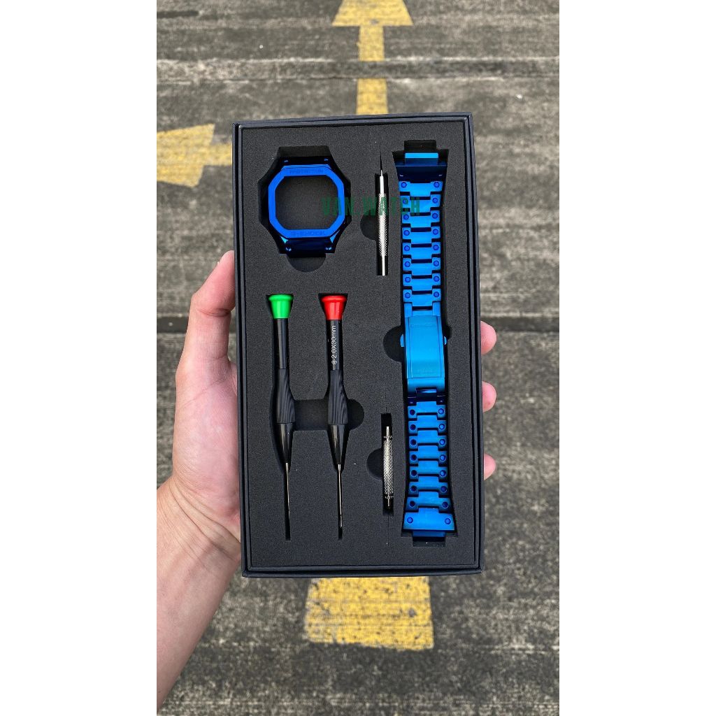 Band Bezel Set BNB Blue  Custom DW 5600 GW B5600 GWM 5610 GLS 5600 GLX 5600 G 5600 DW 5035 GW 5000 D