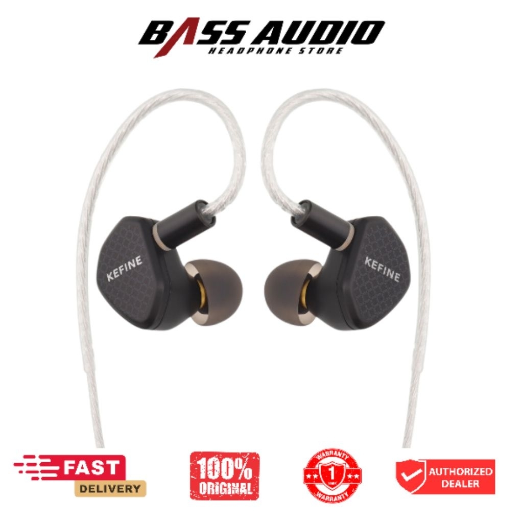 Kefine Klean 10mm DLC Diaphragm Dynamic Driver Wired In Ear Monitor IEM Earphone