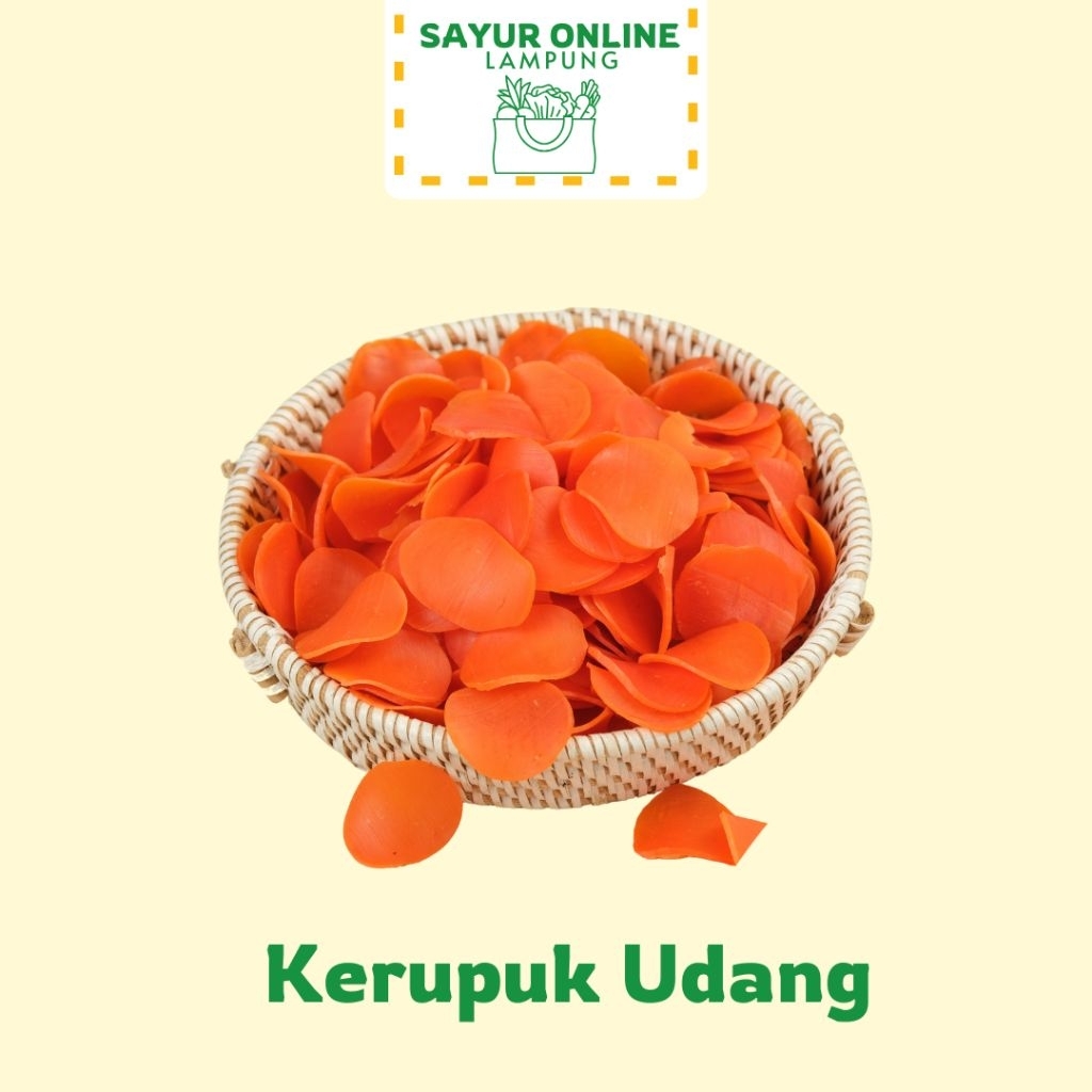 

Kerupuk Udang Merah - 250 Gram - Sayur Online Lampung