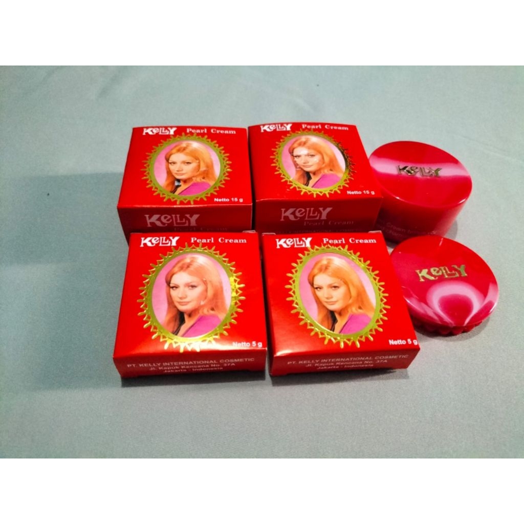 Kelly cream | kelly pearly cream | Alas bedak kelly