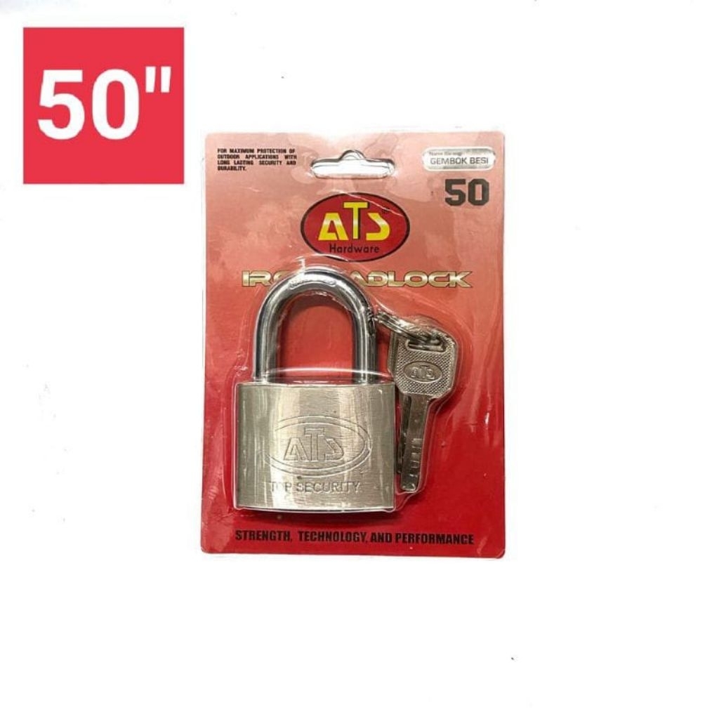 Gembok Pagar Besar / Gembok Ats 50 mm / Gembok Koper