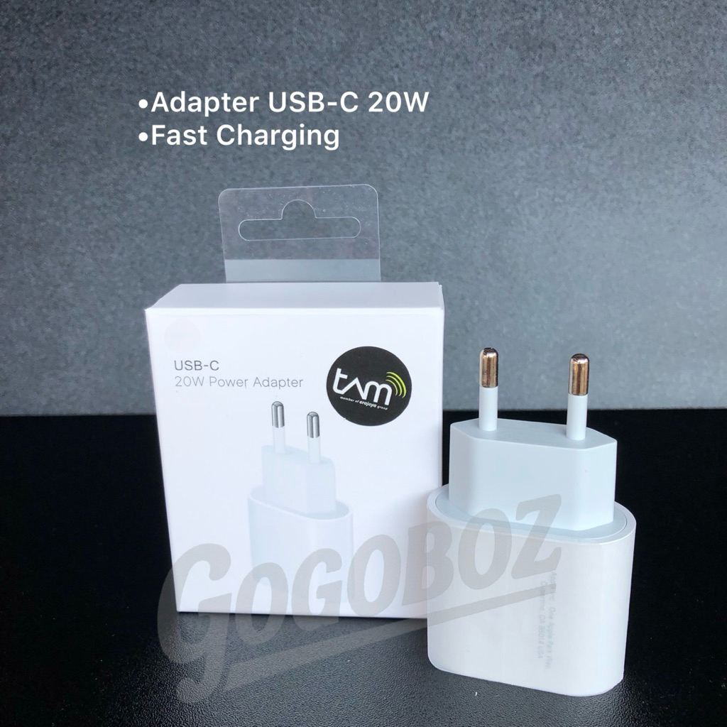 Adapter Charger Fast Charging 20W USB-C Fast Charging