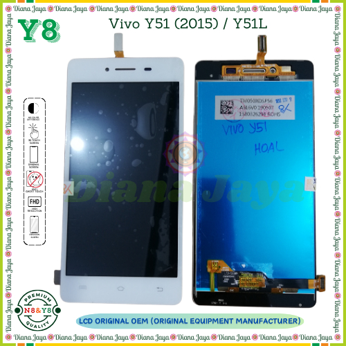 Lcd Touchscreen Vivo Y51 (2015) / Vivo Y51L