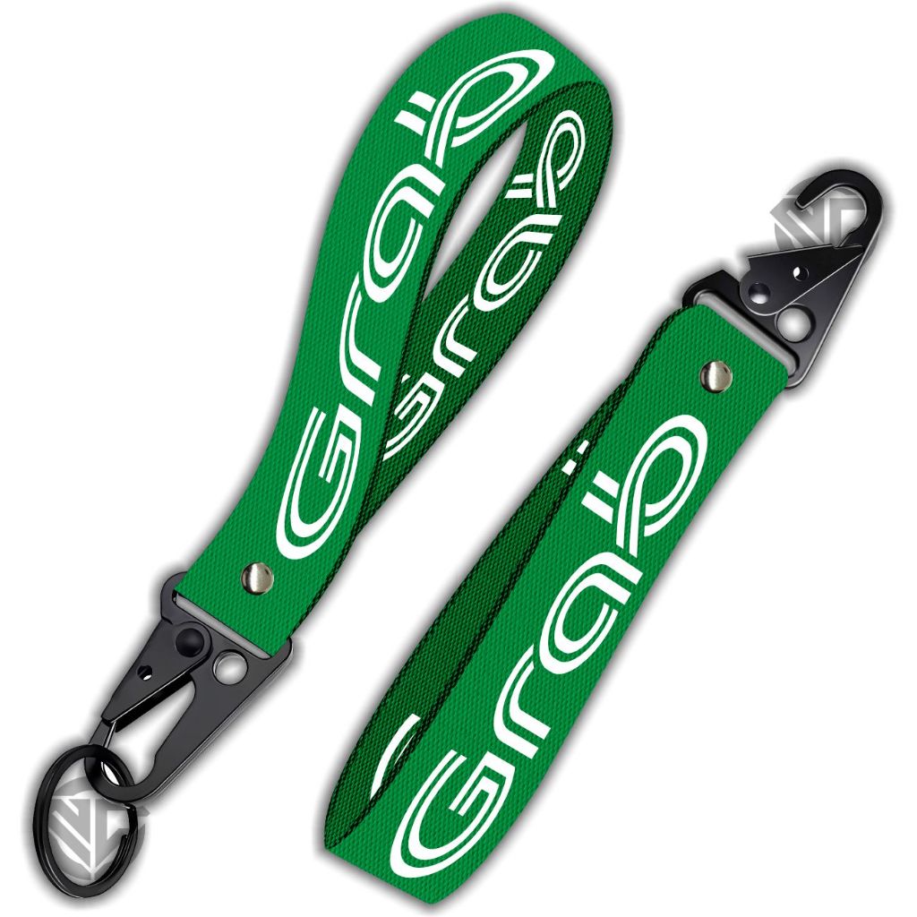 GANTUNGAN KUNCI GRAB BIKE GANCI GRAB PREMIUM QUALITY