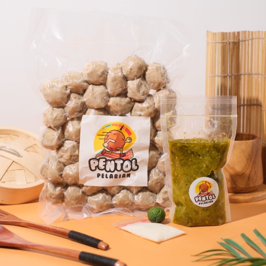 

PP | PENTOL SAMBAL HIJAU | 30 pcs | Pentol Frozen | Pentol Surabaya