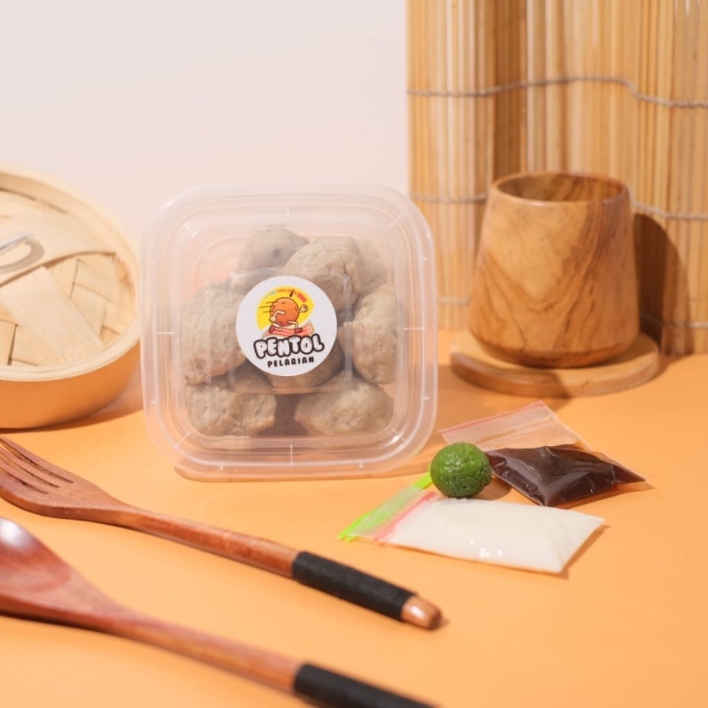 

PENTOL PELARIAN | isi 10 pcs | Saus mayo | Saus Lada Hitam