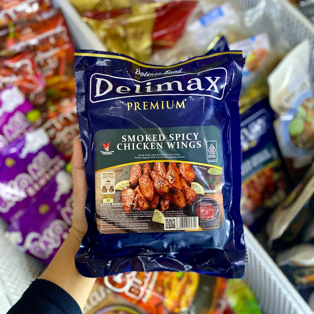 

Delimax Premium Smoked Chicken Spicy Wings 450gr