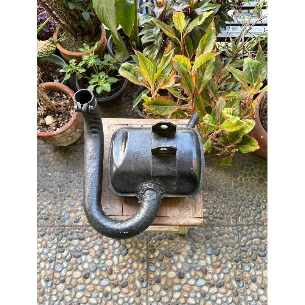 Knalpot DGM Kerut Vespa Excel/Exclusive Ori