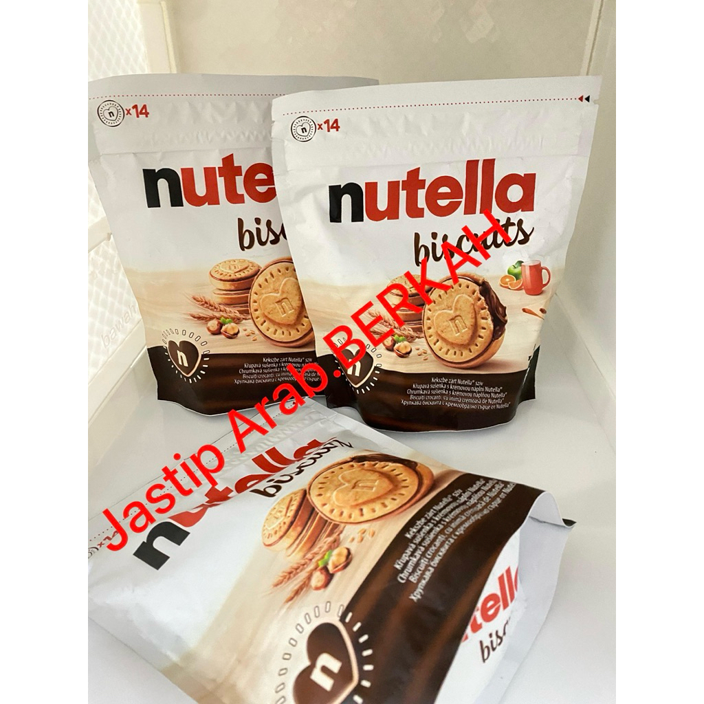 

Nutella Pouch netto 193gr/isi 14 pcs, asli Arab [ READY STOCK ]