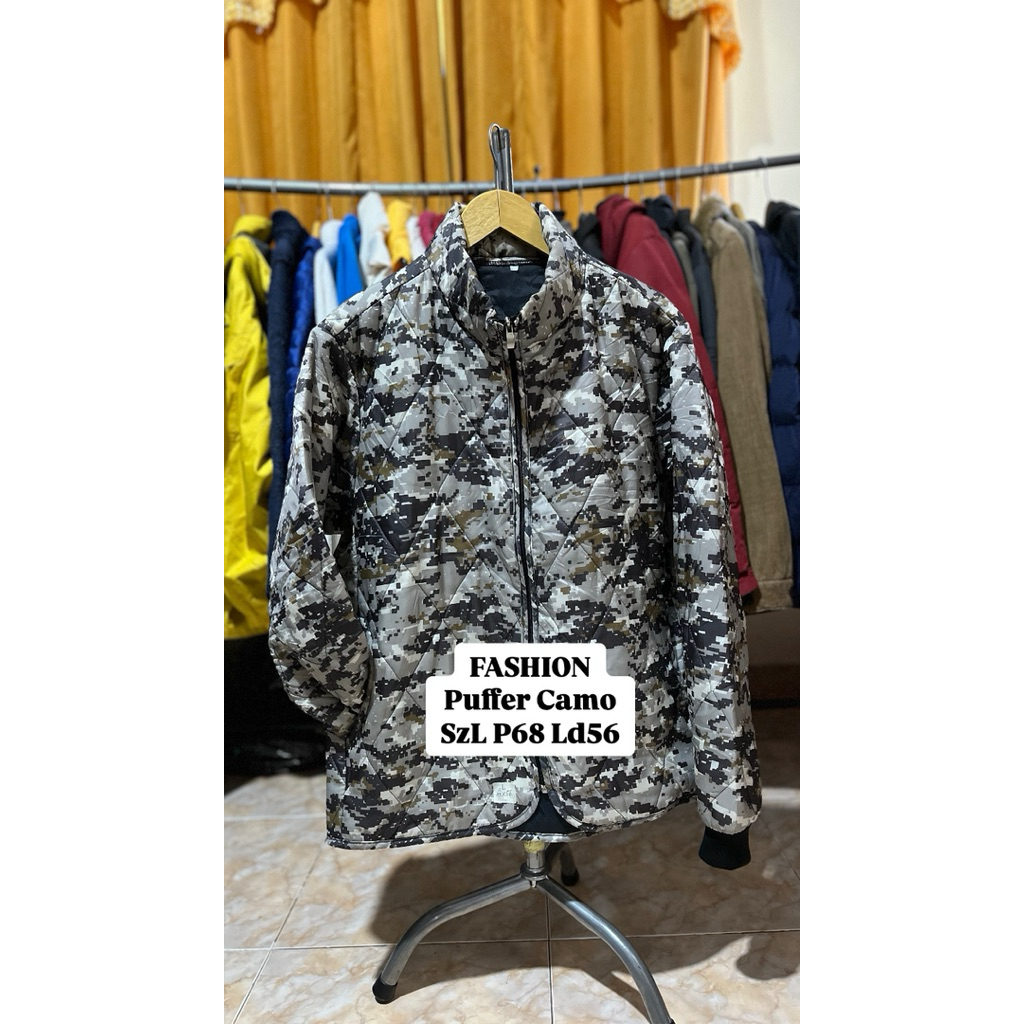JAKET CAMO FASHION PUFFER PRIMALOFT