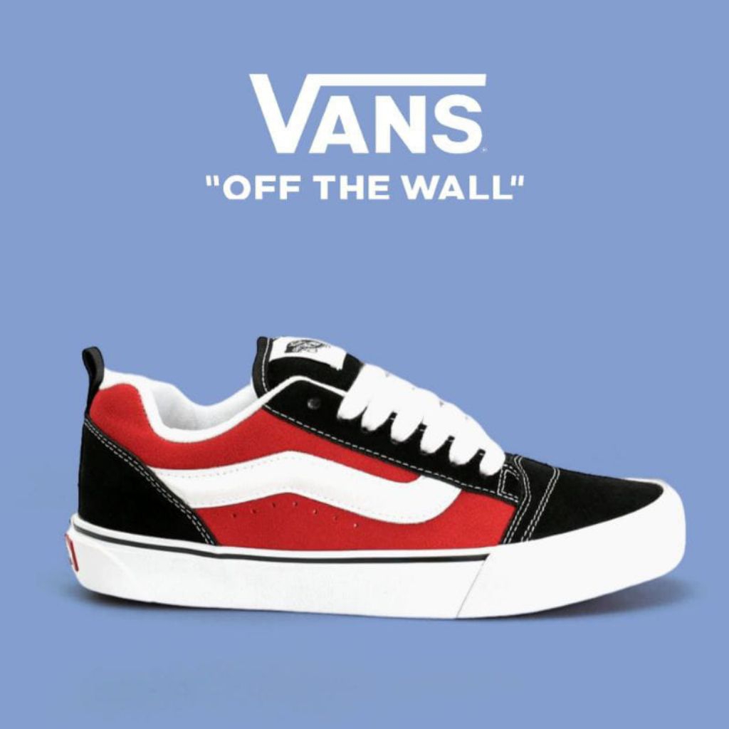 Vans Knu Skool Black/Red  Original 100%