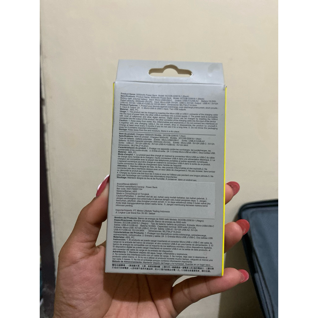 Miniso Powerbank 5000 mAh