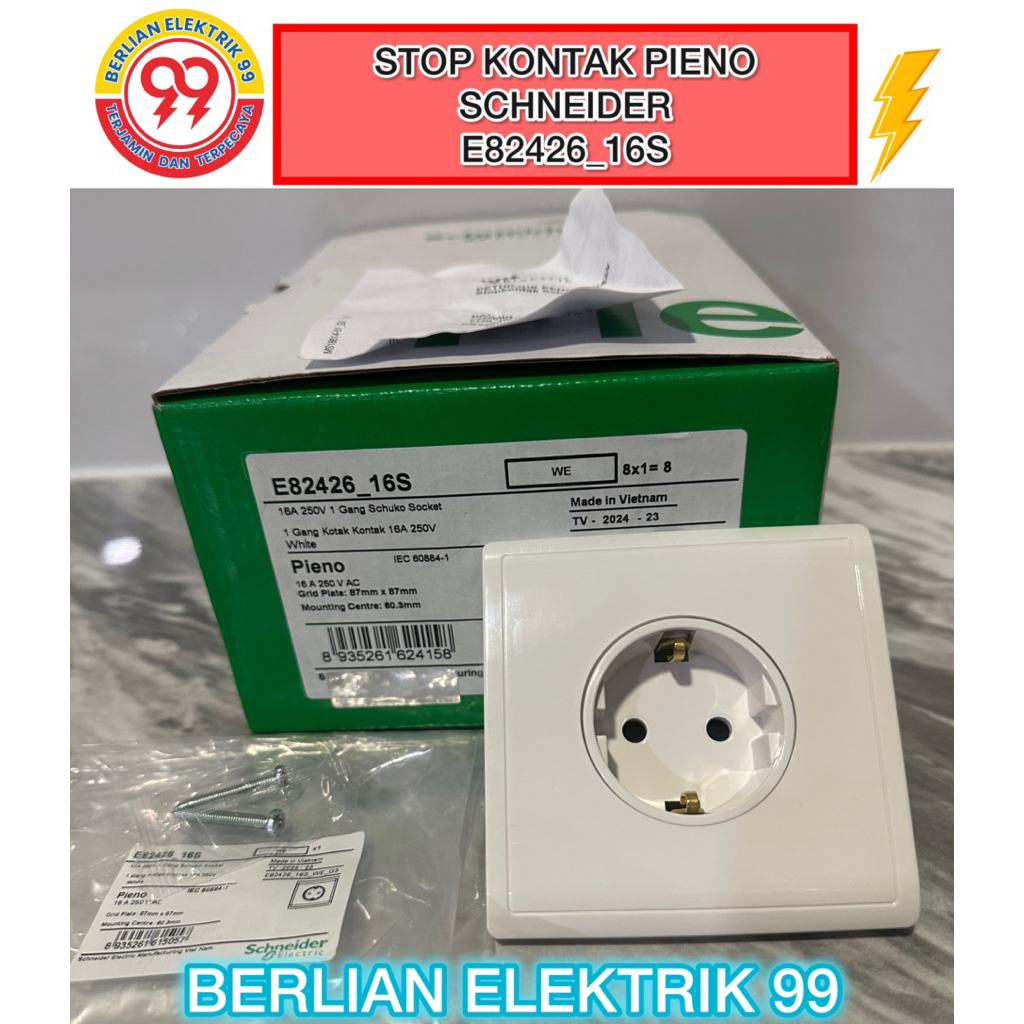 stop kontak SCHNEIDER electric PIENO