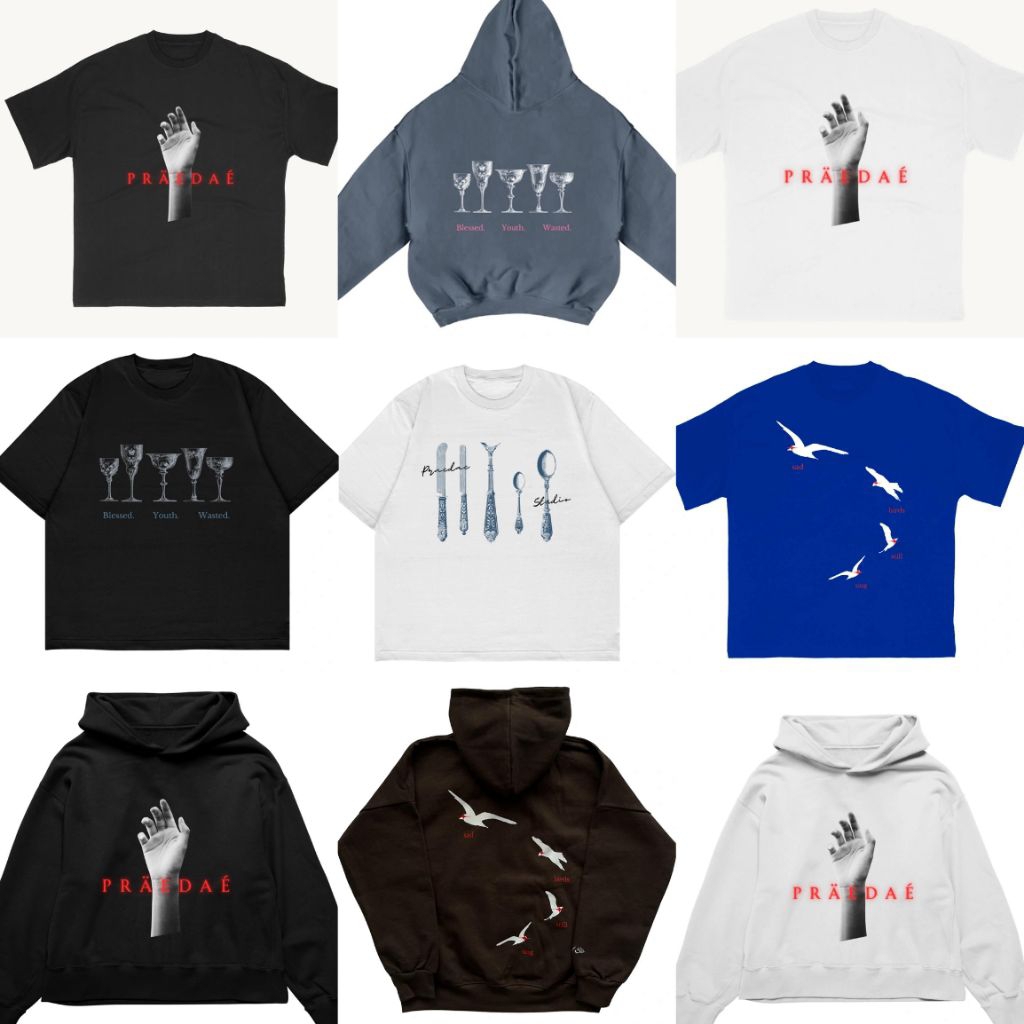 Praedae Studio x She Loves Spring Hoodie Tshirt Knitwear Trust Issue/Hopeless/Blessed/Emerale [ORIGI