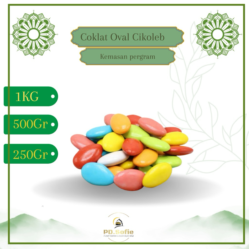 

COKLAT OVAL CIKOLEB 5KG
