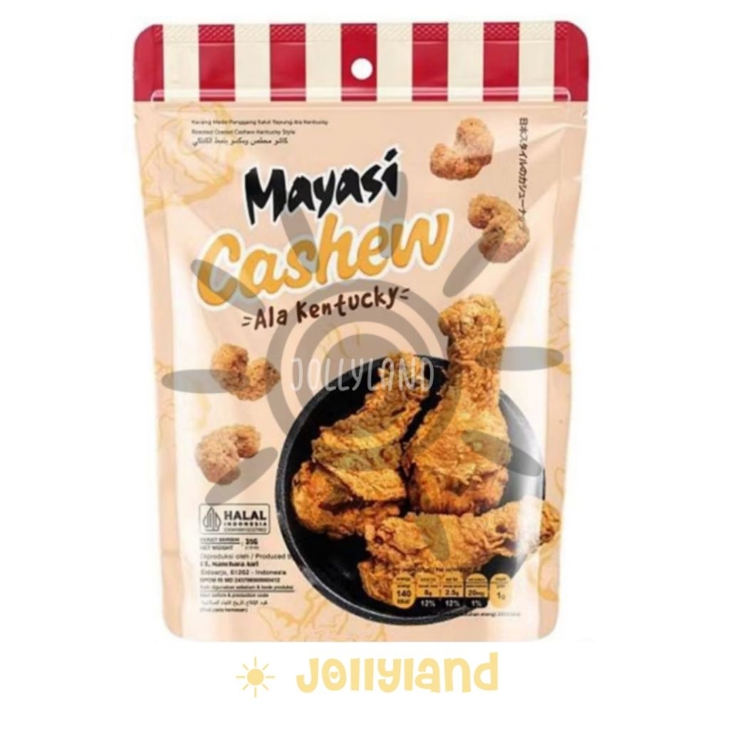 

Mayasi Cashew Nut Kacang Mede Ala Kentucky 35g