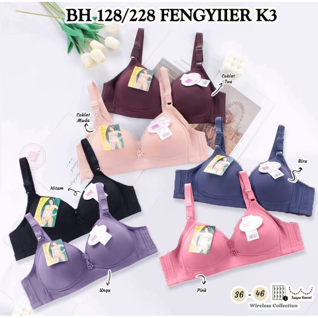 Bra Bh Fengyuer Cup Besar Kait 3 Tanpa Kawat