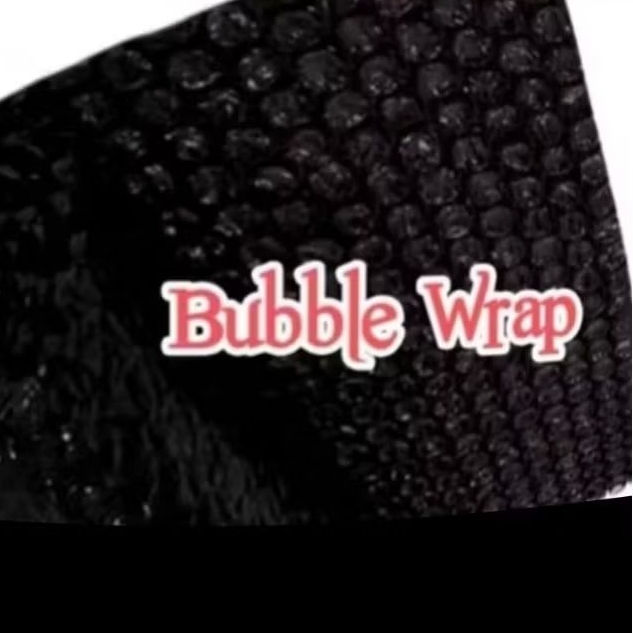 

BUBBLE WRAP 10 METER X 60 CM Hitam Bening MURAH Bahan TEBAL & KUAT
