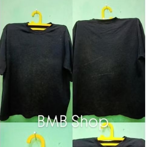 BMB KAOS POLOS MONZA HITAM PRIA
