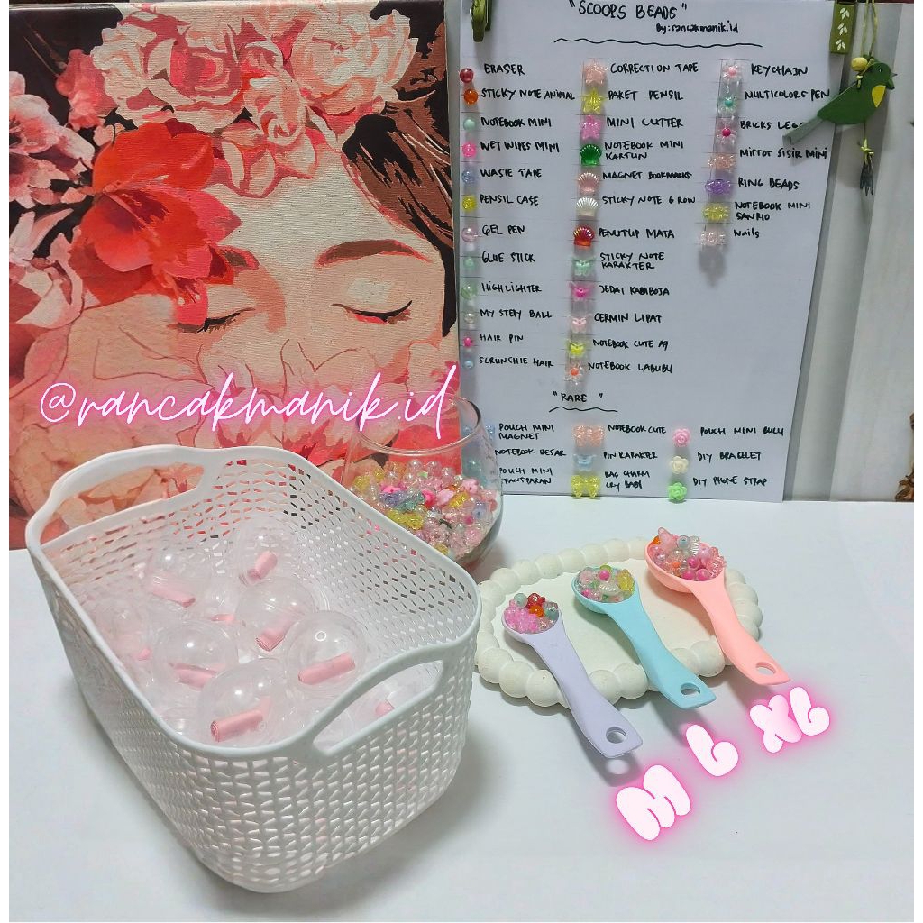 

SCOOPS BEADS / SCOOPS MANIK MANIK ACCESORIES DAN ALAT TULIS LUCU