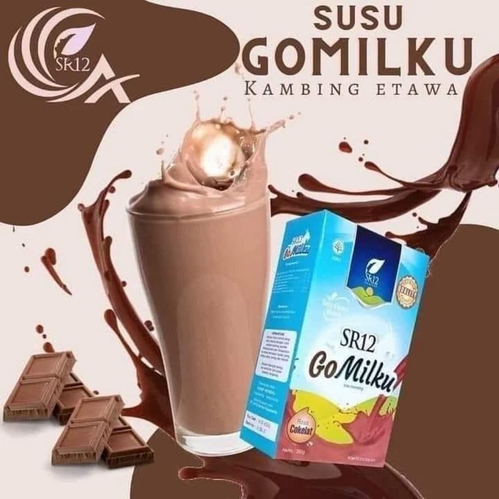 

SR12 - SUSU GOMILKU COKELAT SR12 / SUSU KAMBING ETTAWA RASA COKELAT SR12 Kemasan 200gr, 600gr & 1 kg | BISA COD