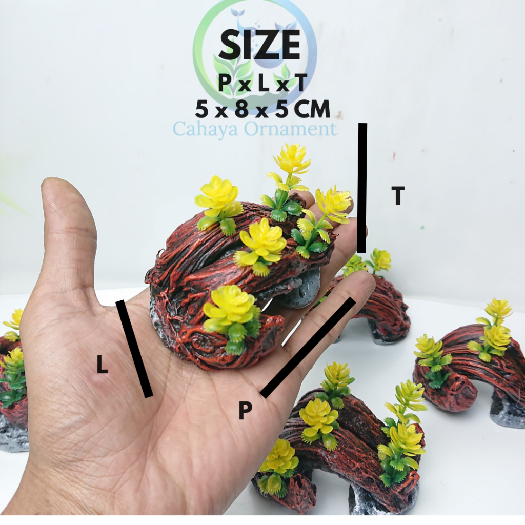 Hiasan Akuarium  Terowongan Bonsai Mini Decoration