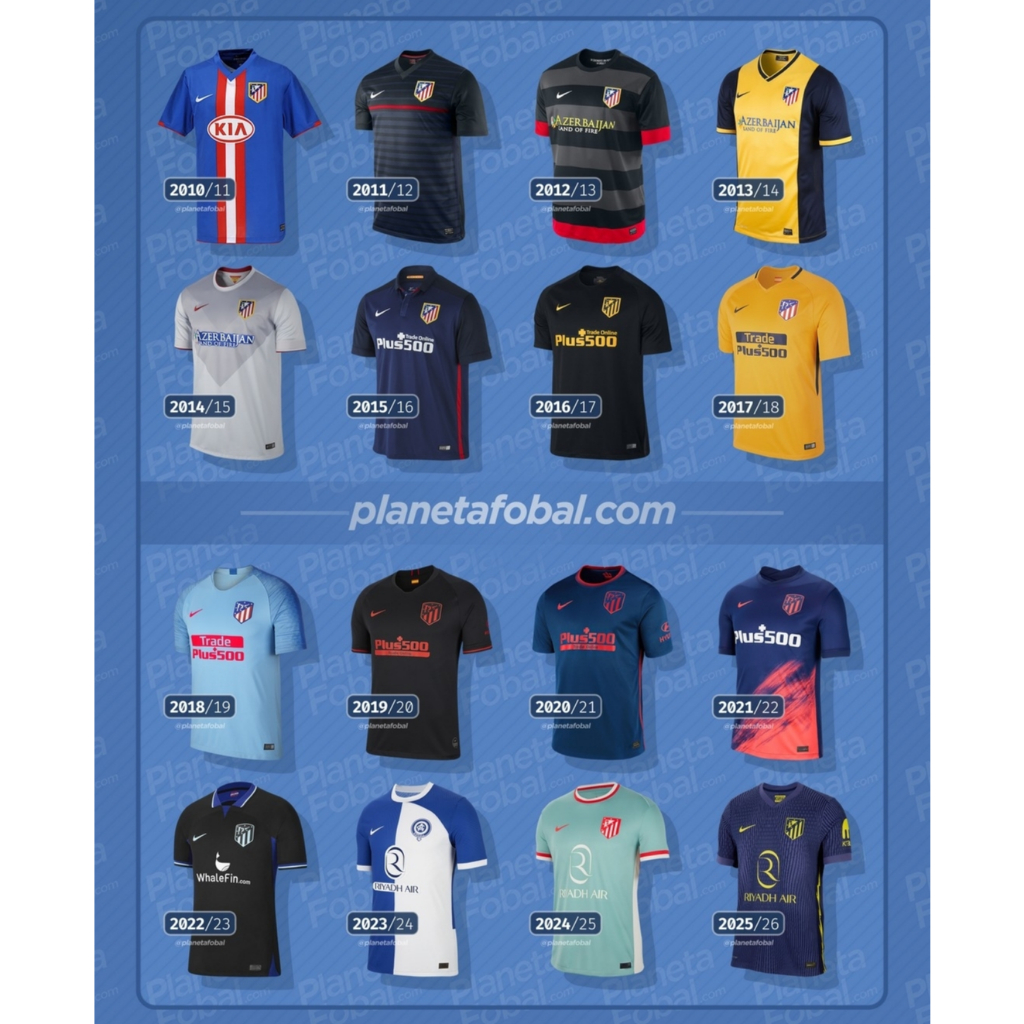 JERSEY ATLETICO MADRID AWAY TERLENGKAP