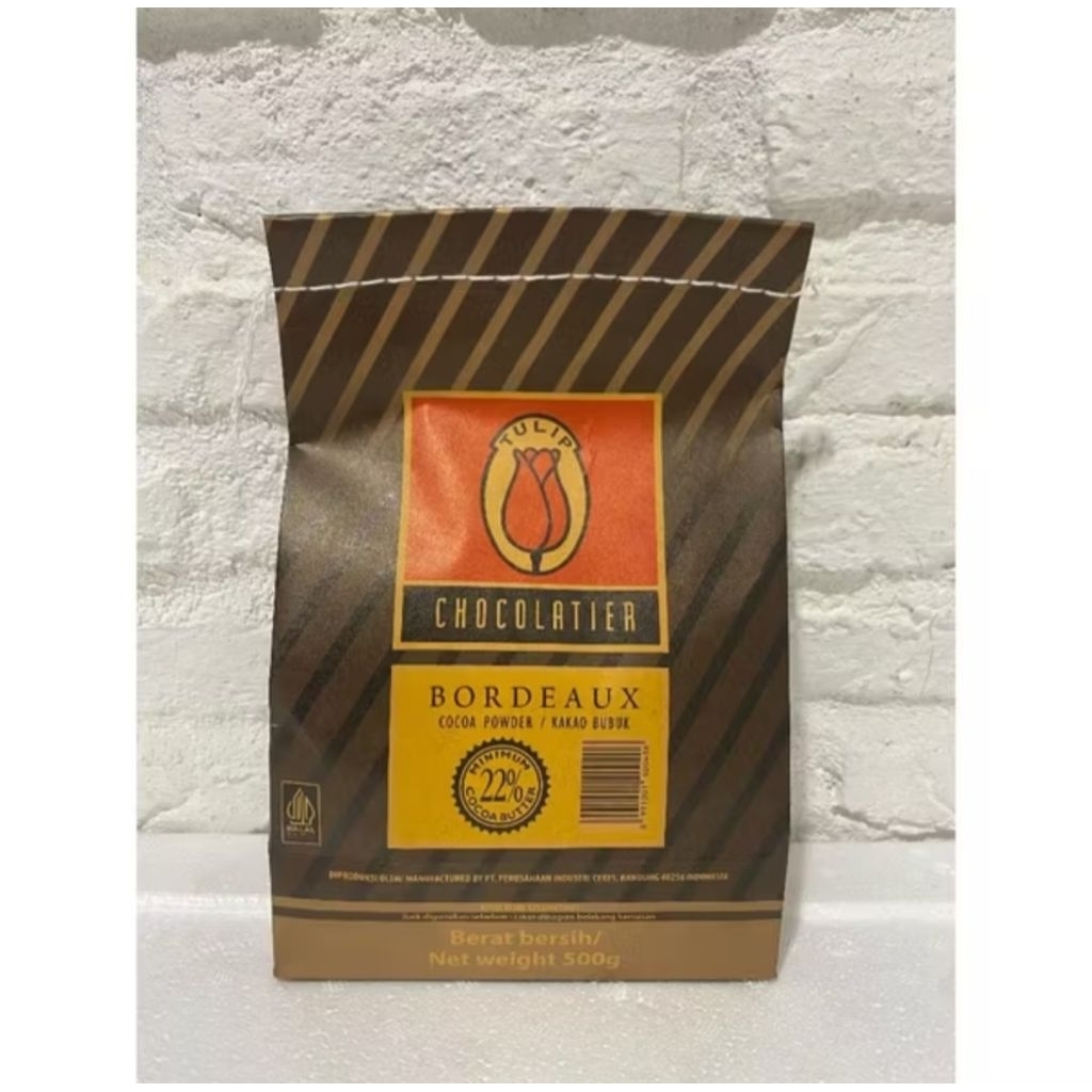 

TULIP COCOA POWDER KEMASAN 500GR /CHOCOLATIER/ TULIP