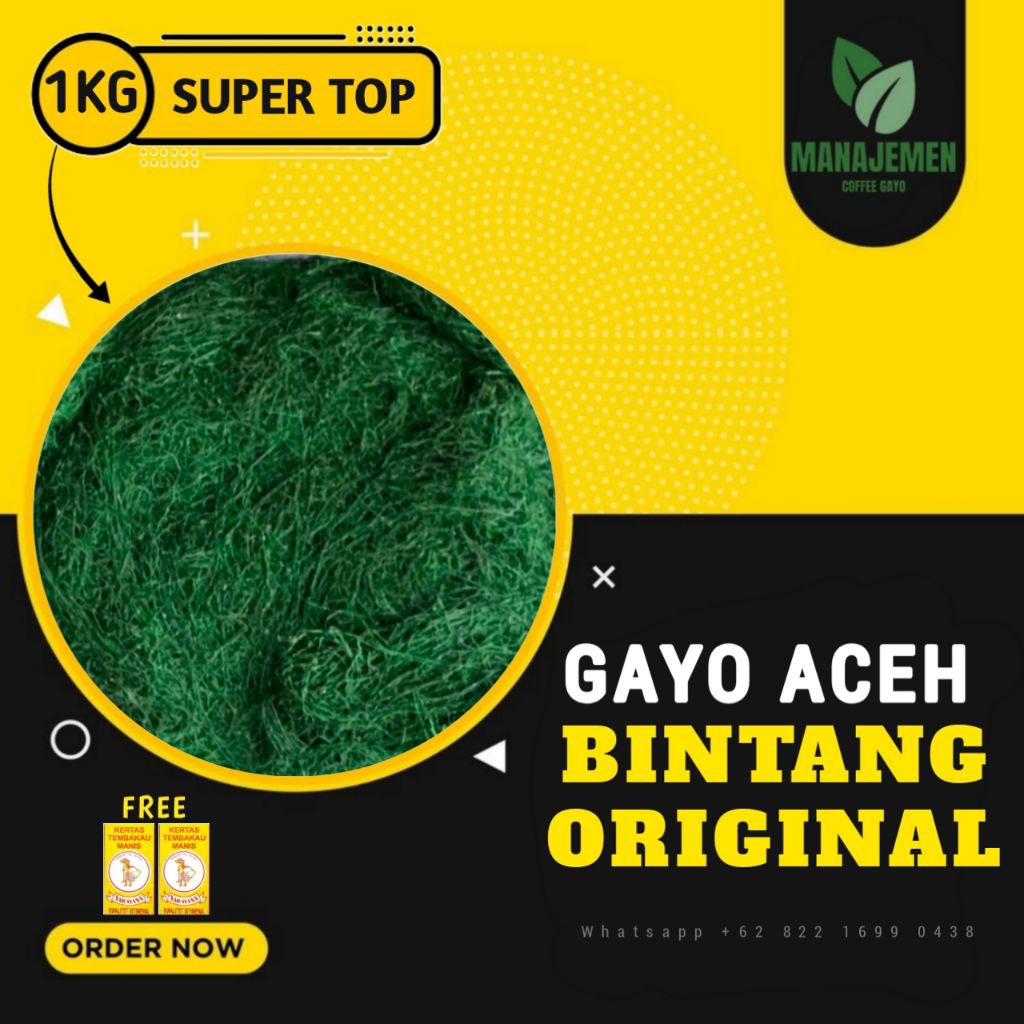 

Daun kopi Gayo asli 1kg