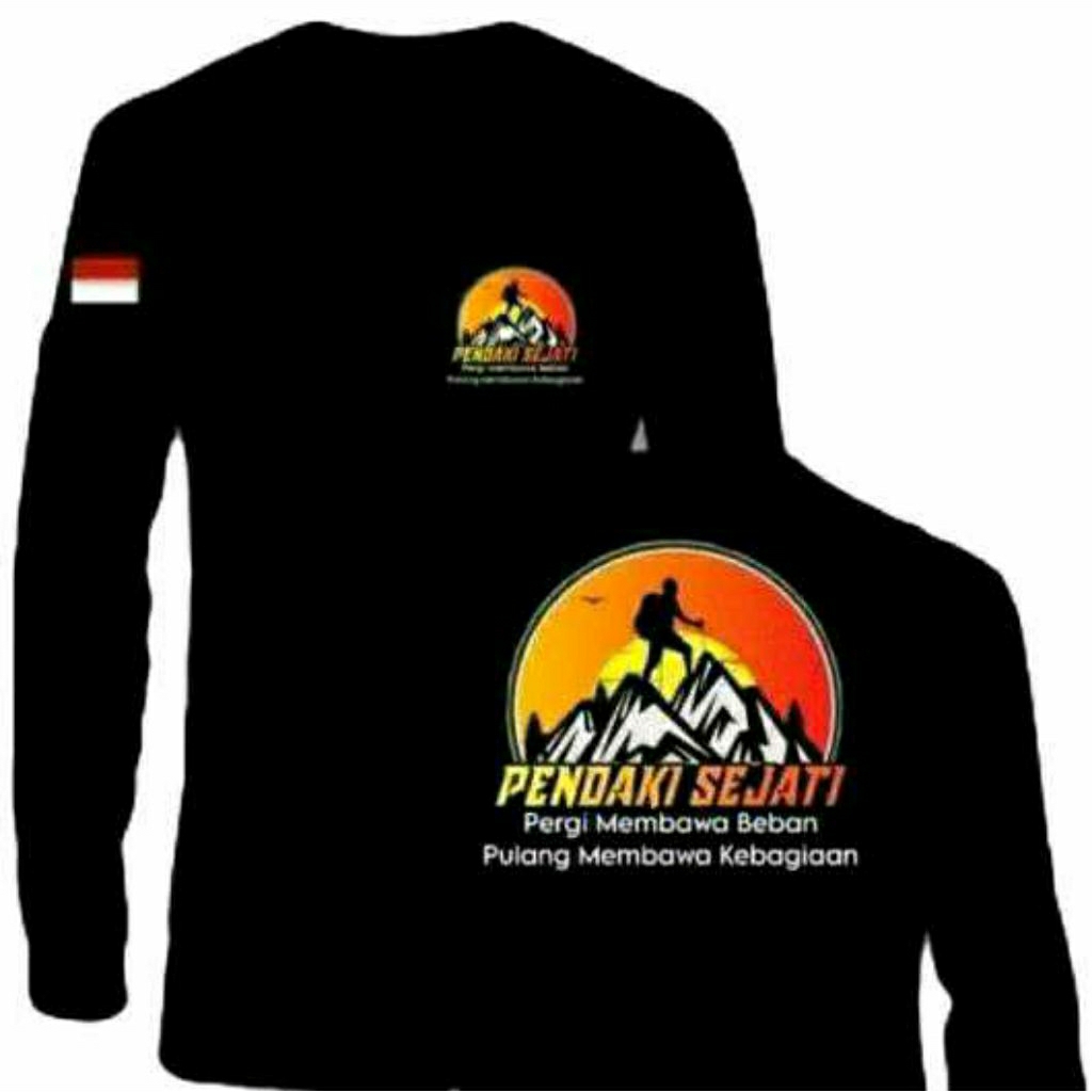 KAOS LENGAN PANJANG PENDAKI SEJATI