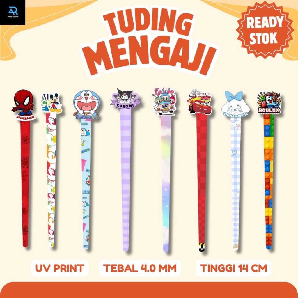 Tuding Mengaji Acrylic Karakter Lucu