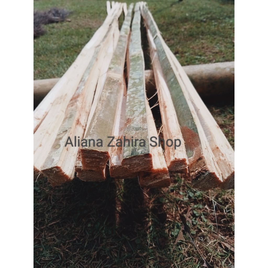 LAGI PROMO NIH Bambu Petung kotak panjang 2 meter Bahan arku layangan senderan turus bambu petung