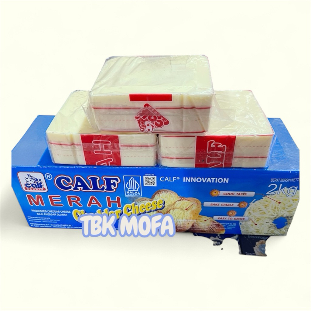 

Keju Cheddar Calf Merah 250 gram