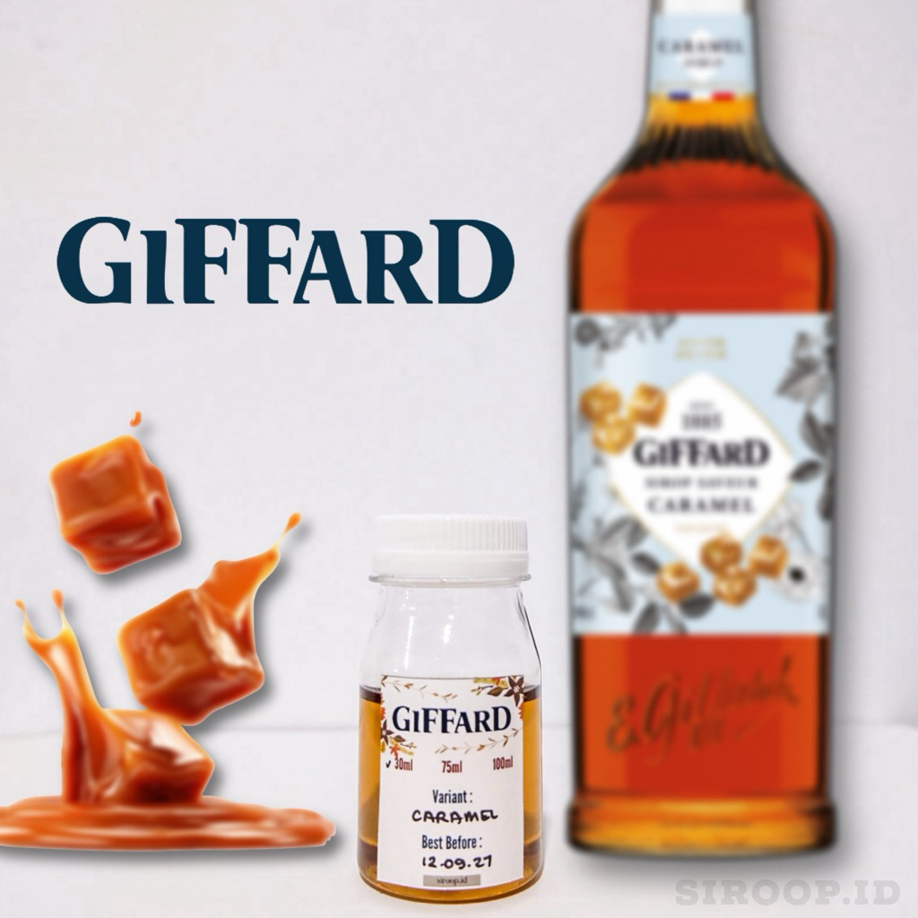 

Giffard Caramel Syrup Repack 30ml 75ml 100ml