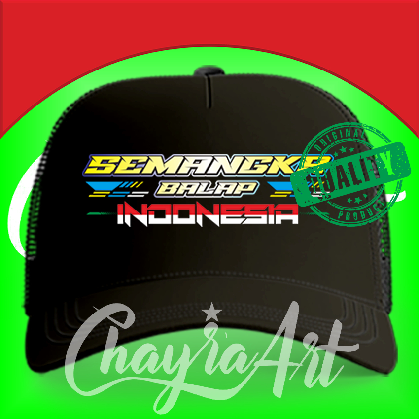 ChayraArt TOPI PETANI BUAH SEMANGKA TERBARU TRUCKER JARING PREMIUM