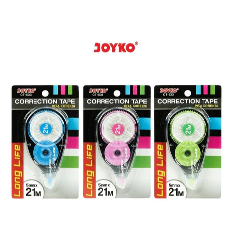

Tip Ex Kertas / Correction Tape Joyko CT-533