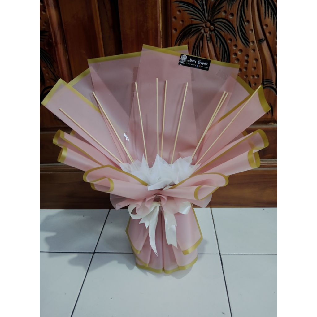 buket kosongan 5-10 slot bisa untuk isian uang, snack, rokok dll