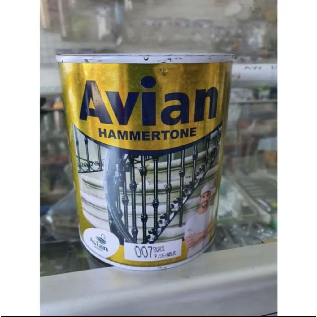 CAT AVIAN HAMMERTONE 1KG | CAT BESIHAMMERTONE AVIAN HITAM BRONZE BIRU | CAT PAGAR PAGER