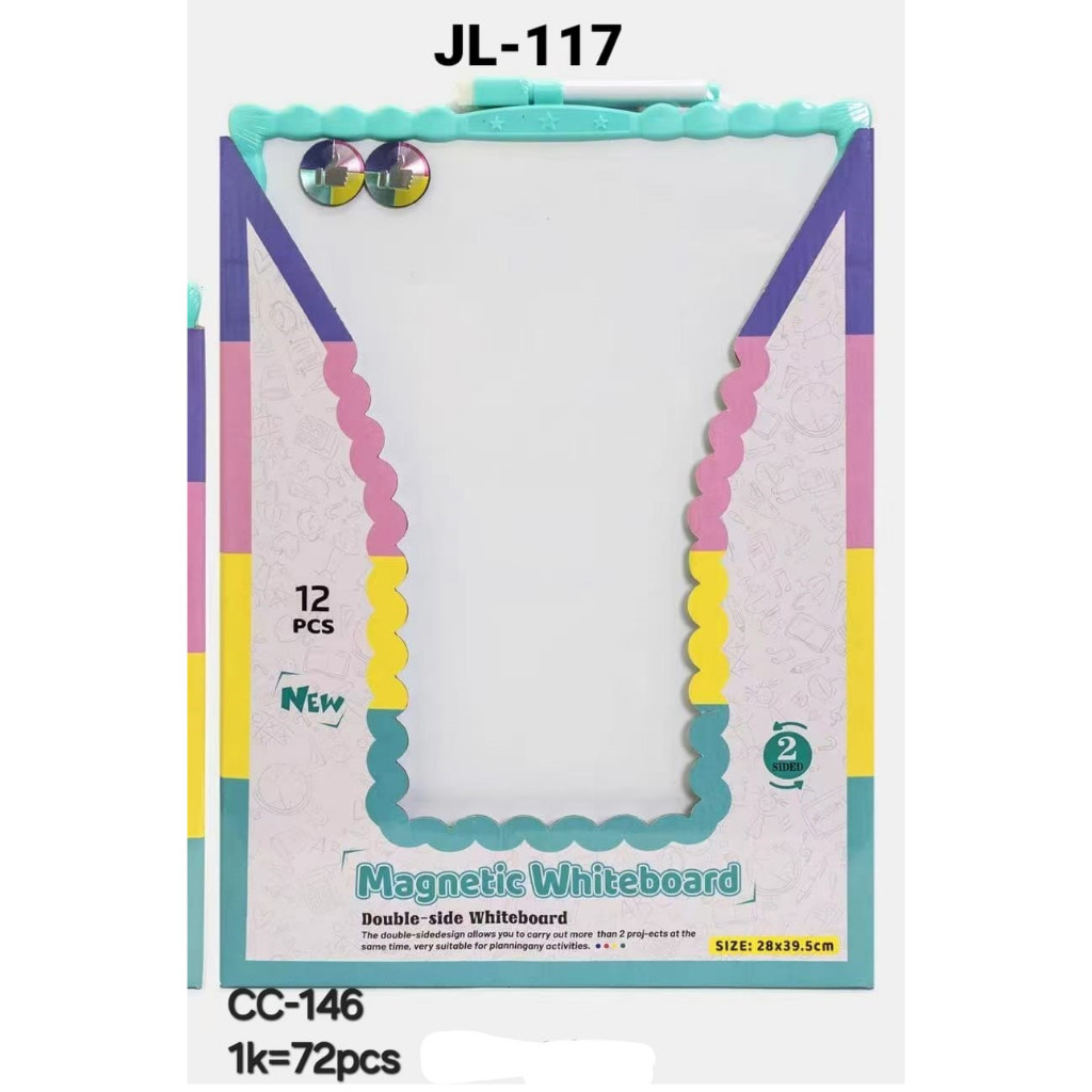 

Papan Tulis Whiteboard Belajar Anak Magnet Double Side 2 Sisi