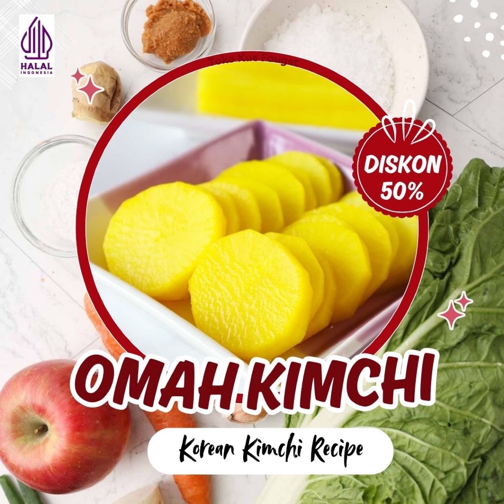 

Danmuji pickled radish / acar lobak kuning