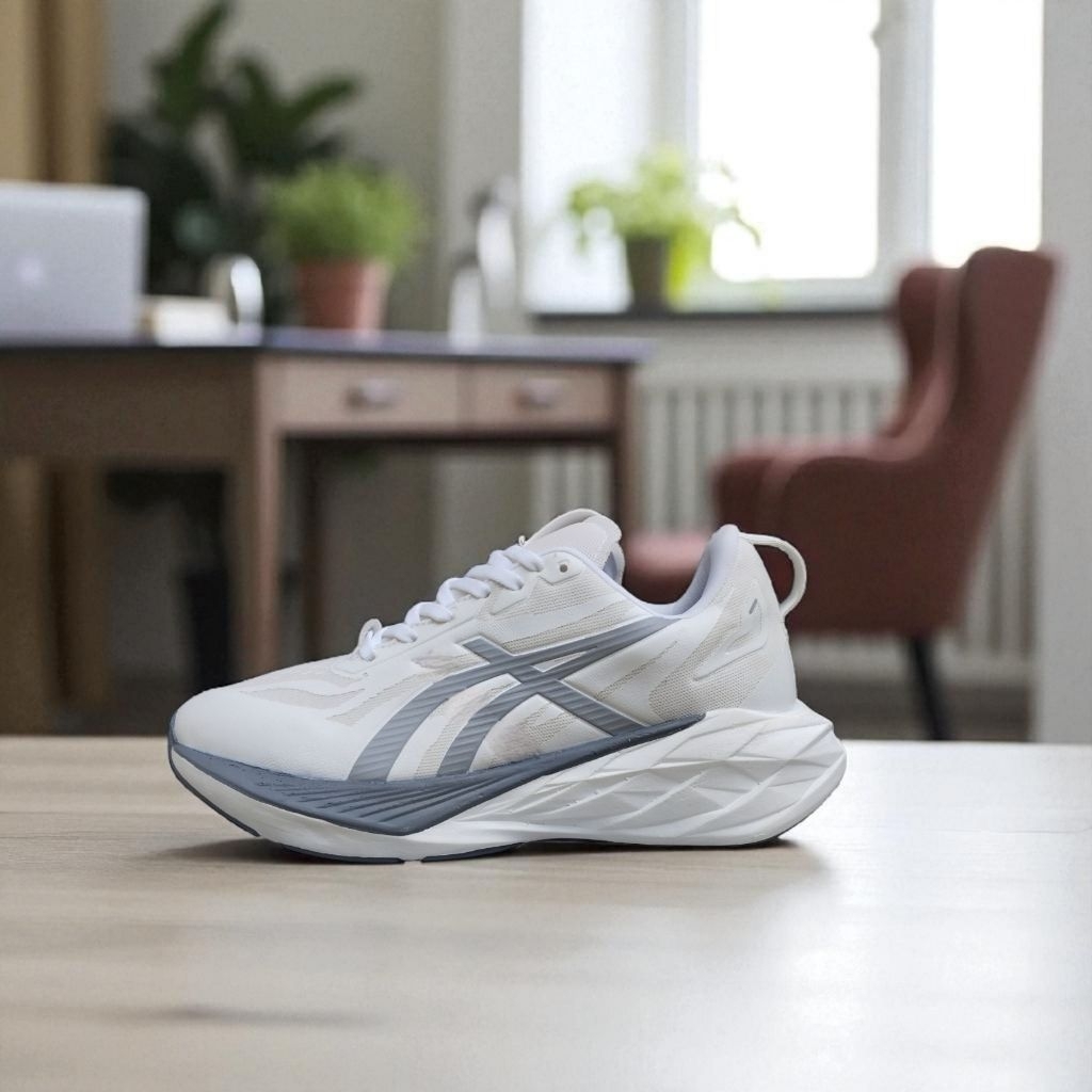 DISKON SEPATU OLAHRAGA WANITA SENAM PUTIH ABU NOV4 BLAST 4 OLAHRAGA OUTDOOR