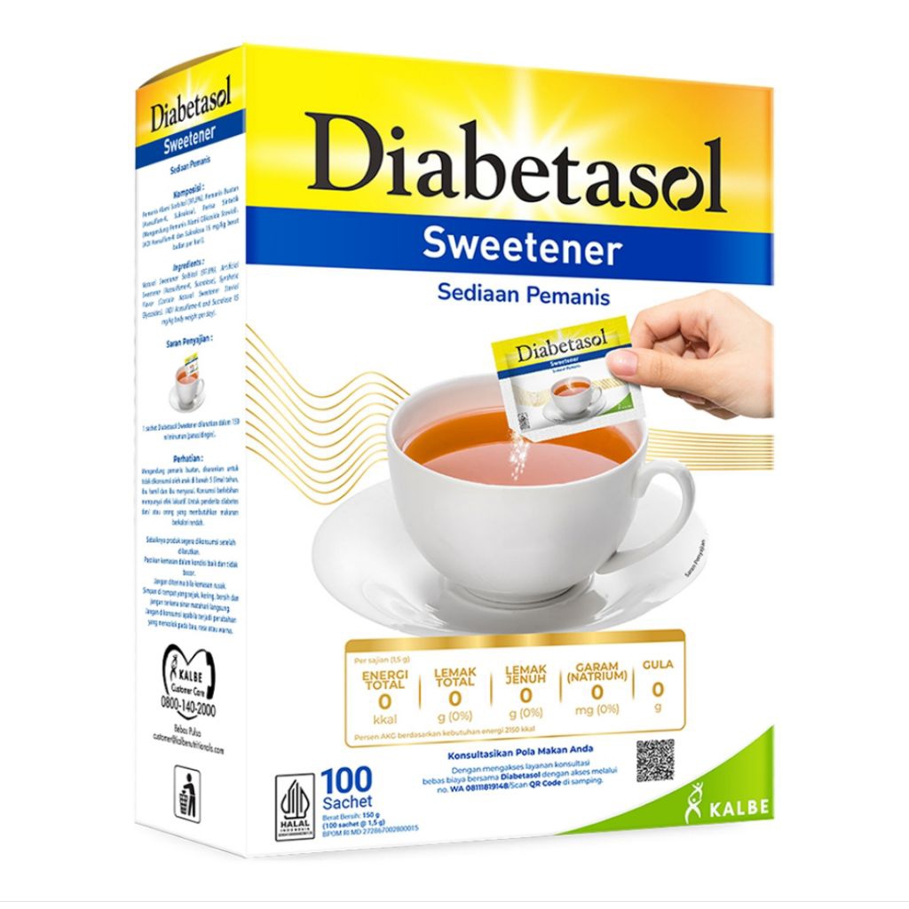 

Diabetasol sweetener 100 sachet