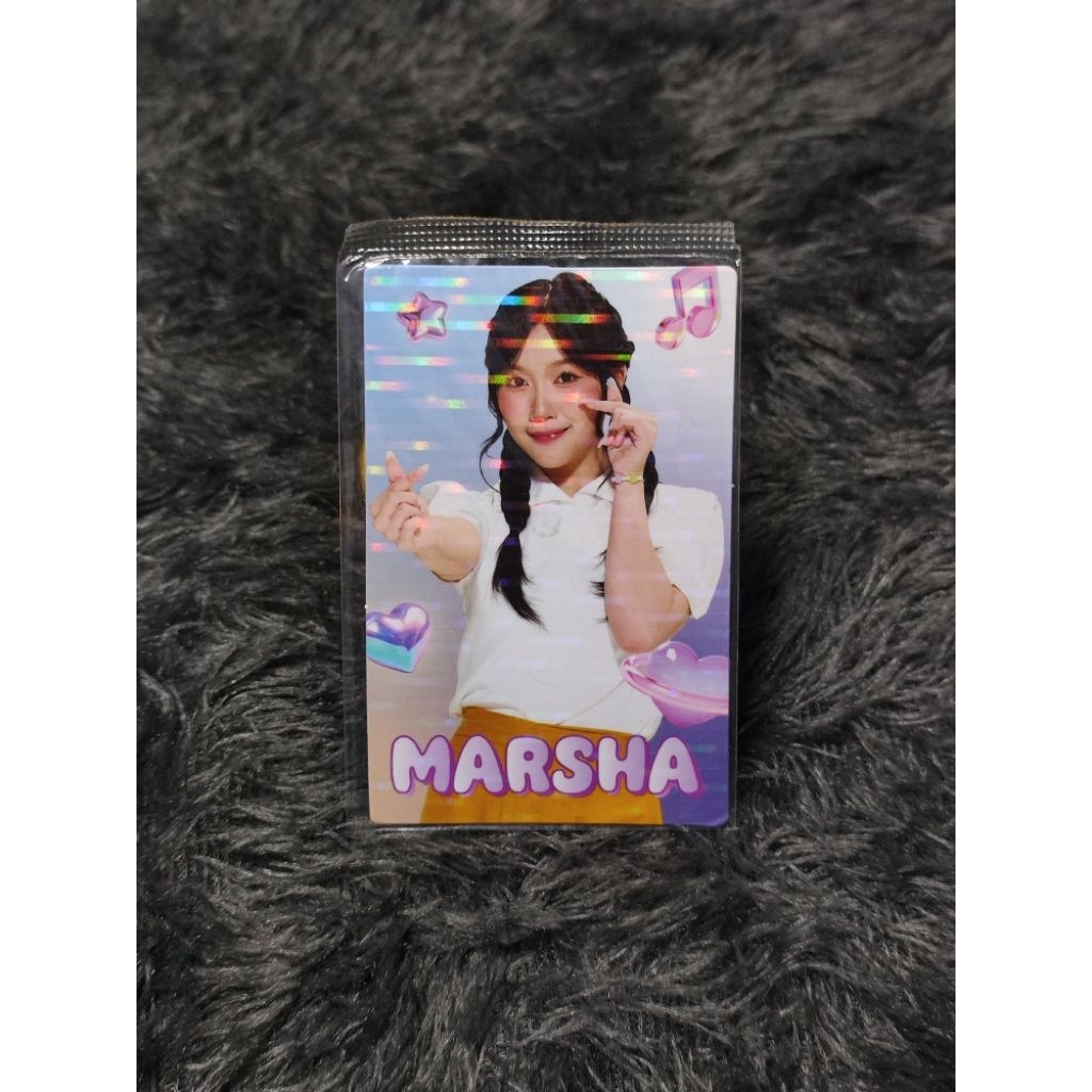 photocard JKT48 x japota marsha hologram official segel