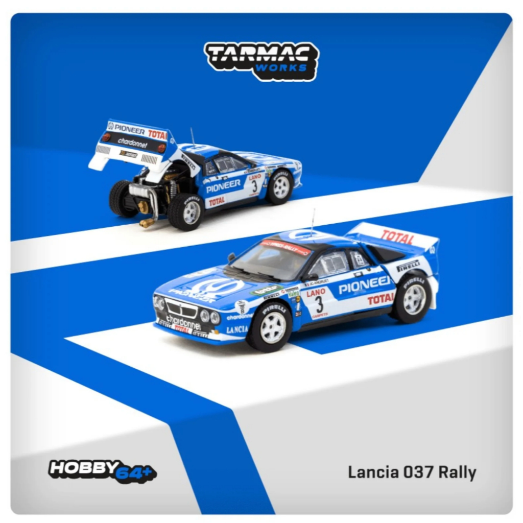 Tarmac Lancia 037 Rally Ypres 24 Hours Rally 1983 J.C. Andruet / F. Sappey