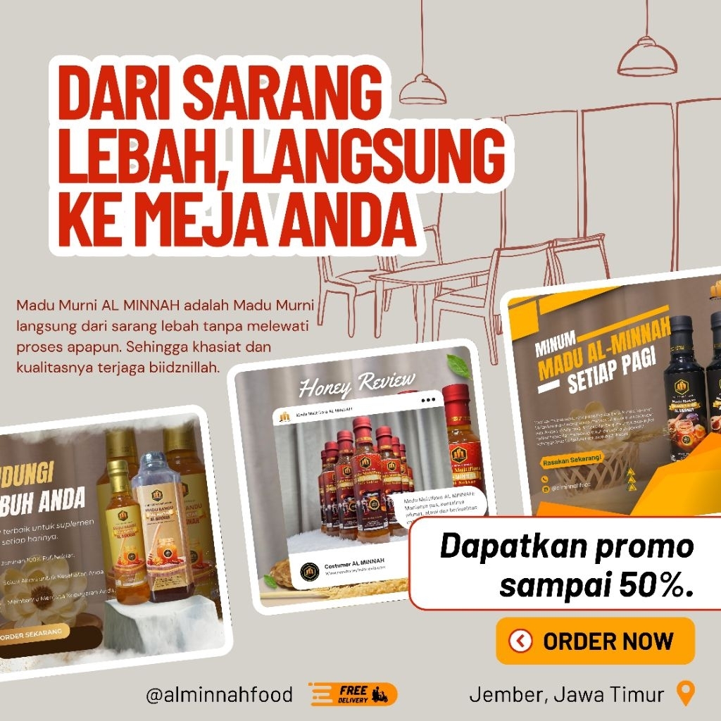 

Madu Akasia Asli Murni 100% Bergaransi Madu Akasia Original 475gr